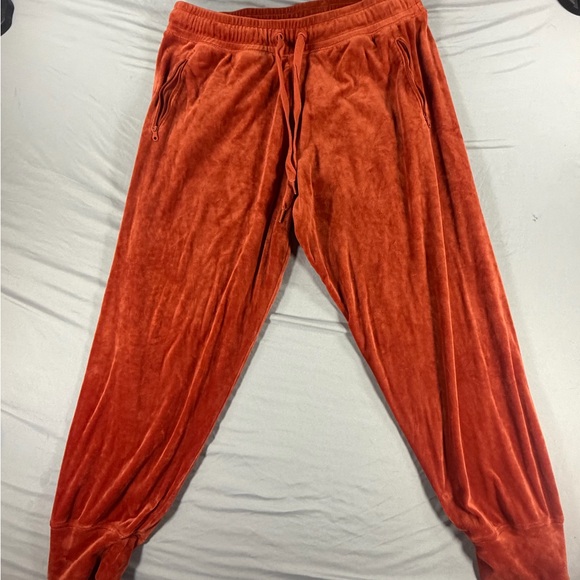 OFFLINE by Aerie Women's Rust Velour Jogger Pants Loungewear Burnt XL - Picture 2 of 8